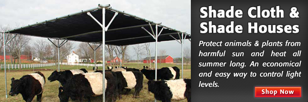 Shade Cloth & Shade Houses - Growers Supply