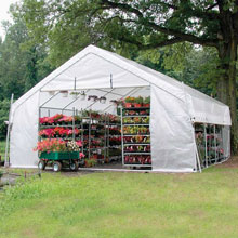 Commercial Greenhouses - Instant Greenhouse/Garden Center 20'W x 20'L