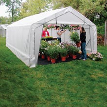 Commercial Greenhouses - ClearSpan Gothic Style Pro Greenhouse 12'W x 8'H x 16'L