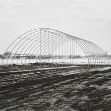 Cold Frames &amp; High Tunnels - ClearSpan Giant Cold Frame 42' x 36' - Rafter Spacing 6'