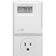 New Products - Luxpro Heating and Cooling Programmable Outlet Thermostat