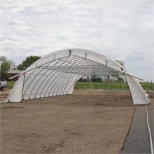 Rolling Premium Round Style High Tunnels - Growers Supply