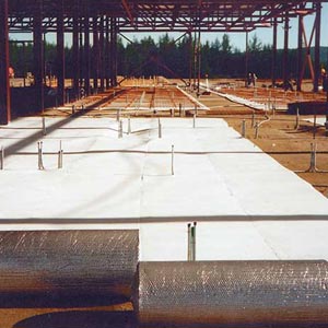 Greenhouse Covering - Greenhouse Insulation - TekFoil Reflective Insulation - TekFoil Reflective/Bubble/White Poly (R/B/WP) - 4' x 125'