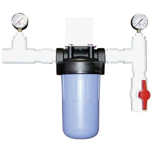 High Tunnels - High Tunnel &amp;amp; Cold Frame Accessories - High Tunnel Irrigation - Water Filtering - 10" Jumbo Blue Complete Filter Kit
