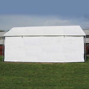  - WeatherShield Commercial Canopy - 20'L 12.5 oz. Poly Side Panels