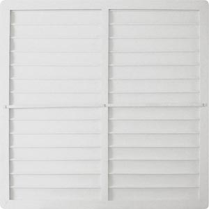 - 20" x 20" Poly Exhaust Shutter