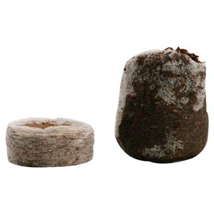 Growing Supplies - Hydroponic Systems - Hydroponic Growing Mediums - Jiffy-7C Coir Pellets 30 MM