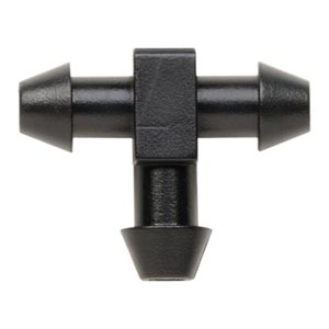 Growing Supplies - Hydroponic Systems - Hydroponic Tubing and Fittings - 1/4" Barb Tee - Bag of 25