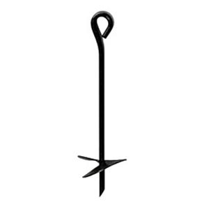 - Auger Style Earth Anchor 1/2" x 15" x 4"