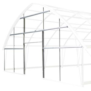 High Tunnels - Name not found - Roll-Form Pro Solar Star High Tunnels - Roll-Form Pro Solar Star High Tunnels Series R030 - 30'W - Steel End Frame Kit Roll Form Buildings