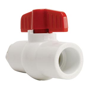 - Full Port Heavy Duty PVC Ball Valve 3/4" Slip