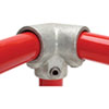 Greenhouse Building Materials - Quik Klamp Pipe Fittings - Quik Klamp 3-Way Blind Corner