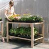 Shelving &amp; Benching - Premium Cedar Greenhouse Benches
