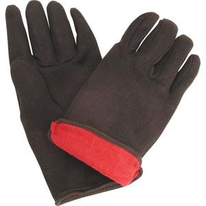 Steiner Industries Cotton Brown Jersey Gloves 00192-L