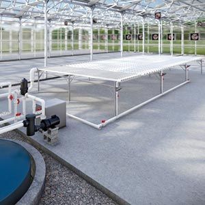 HydroCycle Commercial NFT System - 30'W X 96'L