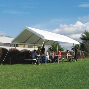 WeatherShield Commercial Canopy - 14'W x 20'L