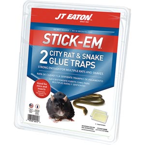  - Stick-Em City Rat & Snake Glue Traps