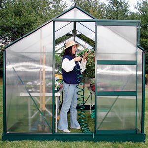 GrowSpan Estate Hobby Small Greenhouse - 7'2"W x 6'3"H x 9'9"L
