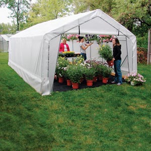 GrowSpan Gothic HobbyPro Greenhouse - 12'W x 8'6"H x 16'L 