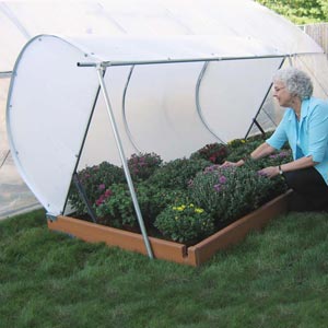 GrowSpan Flip-Top Cold Frame - 4'W x 3'H x 8'L - Growers Supply
