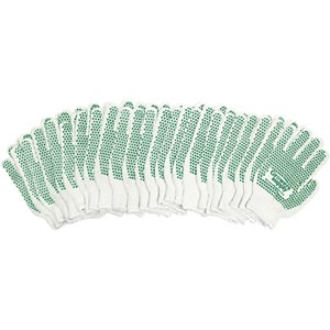 Growers Supply Green Dot Grip Gloves - Dozen Pair