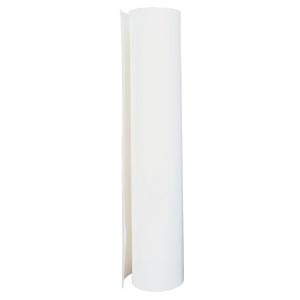 White PolyMax HDPE Roll - 1/8" Thick x 48"W - 50' Roll