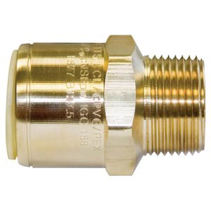 Quick Connect Adapter 3/4"CTS x 3/4"MPT