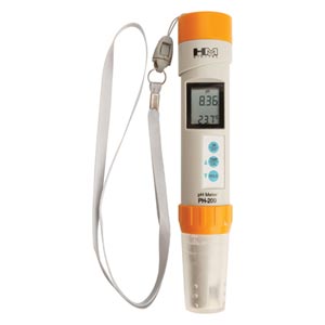 Waterproof pH Temperature Tester