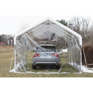 Small Carport Gable End 12 Growers Supply