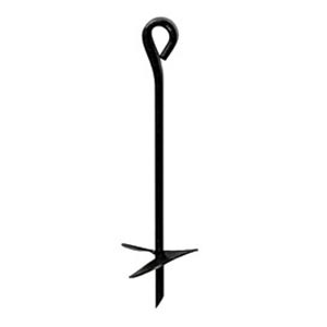 Auger Style Earth Anchor - 1/2" x 15" x 4"