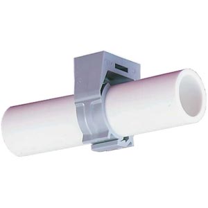 qty 12 White PP Pipe Hanger for 3"PVC pipe sns79-93HS conduit or cable. 