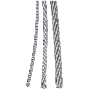 Galvanized Aircraft Cable 1/8" (7x19) - By the Foot