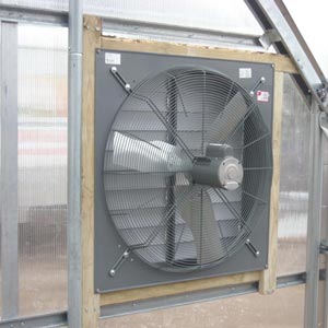 Exhaust Fan with Plastic Louver Shutter - 36"