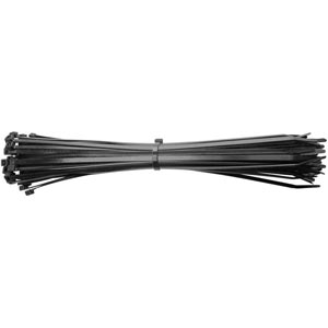 UV Black Nylon Cable Ties - 4&quot;