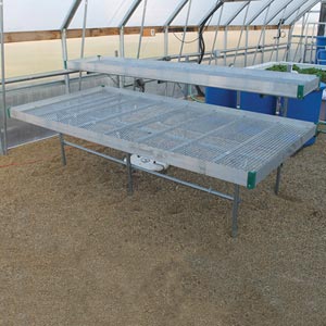 Premium Multi-Level Greenhouse Bench - 4'W x 8'L
