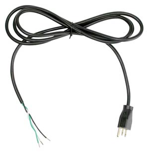 Pig Tail Power Supply Cord 8' 15A, 110V, 16/3 SJT
