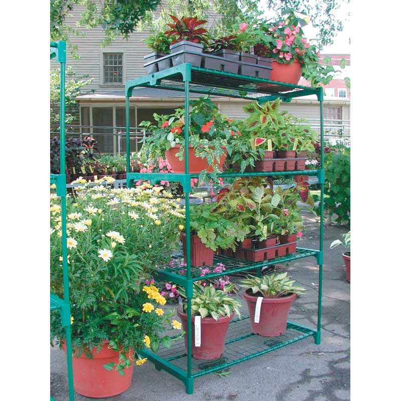 Greenhouse Shelf Unit 4 Shelves Growers Supply