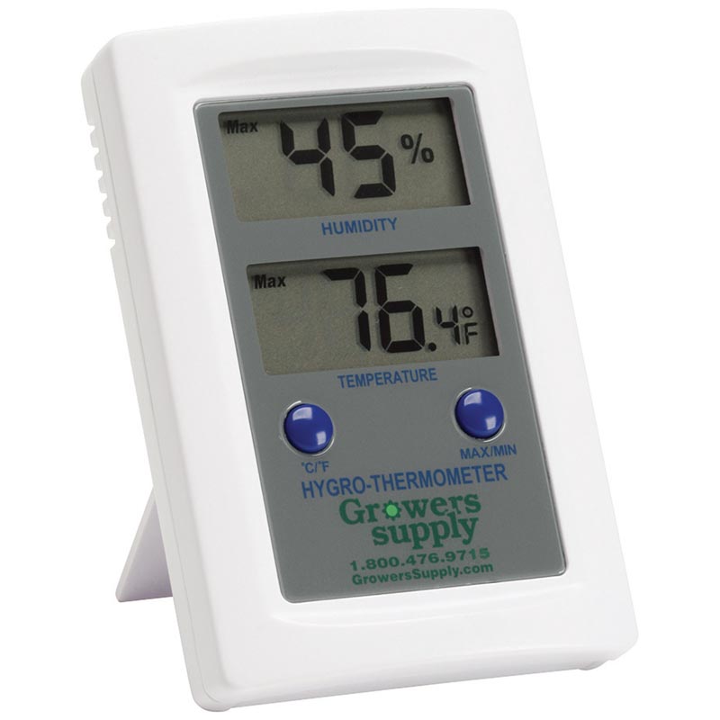 Growers Supply Mini Digital Temperature & Humidity Meter Growers Supply