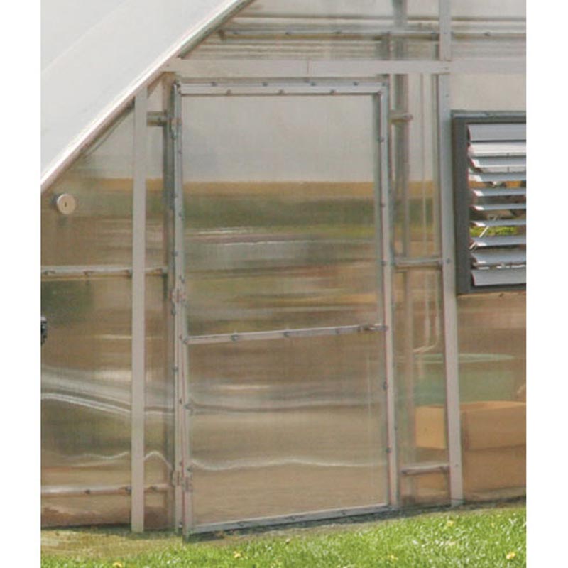 48"W x 92"H Greenhouse Door w/8 mm Polycarb Hinges & Latch Growers Supply