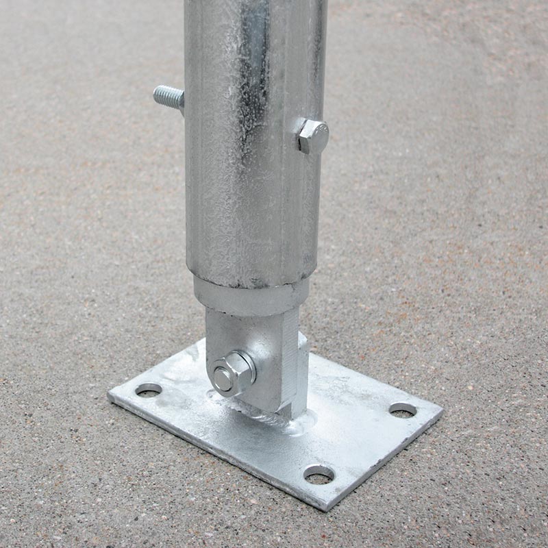 Heavy Duty Base Plates for 1.900"/2.375" OD pipe Growers Supply