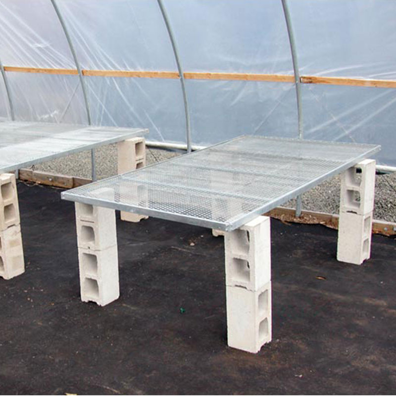 Expanded Metal Bench Top Panel 4'W x 8'L Growers Supply