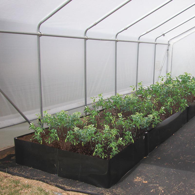 12"H Commercial Fabric Raised Bed 4' x 10' Growers Supply