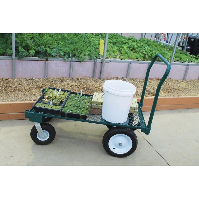 EZHaul 4 Wheel Garden Cart Growers Supply