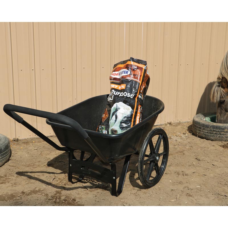 EZHaul Premium Poly Garden Cart 6 Cubic Feet Growers Supply