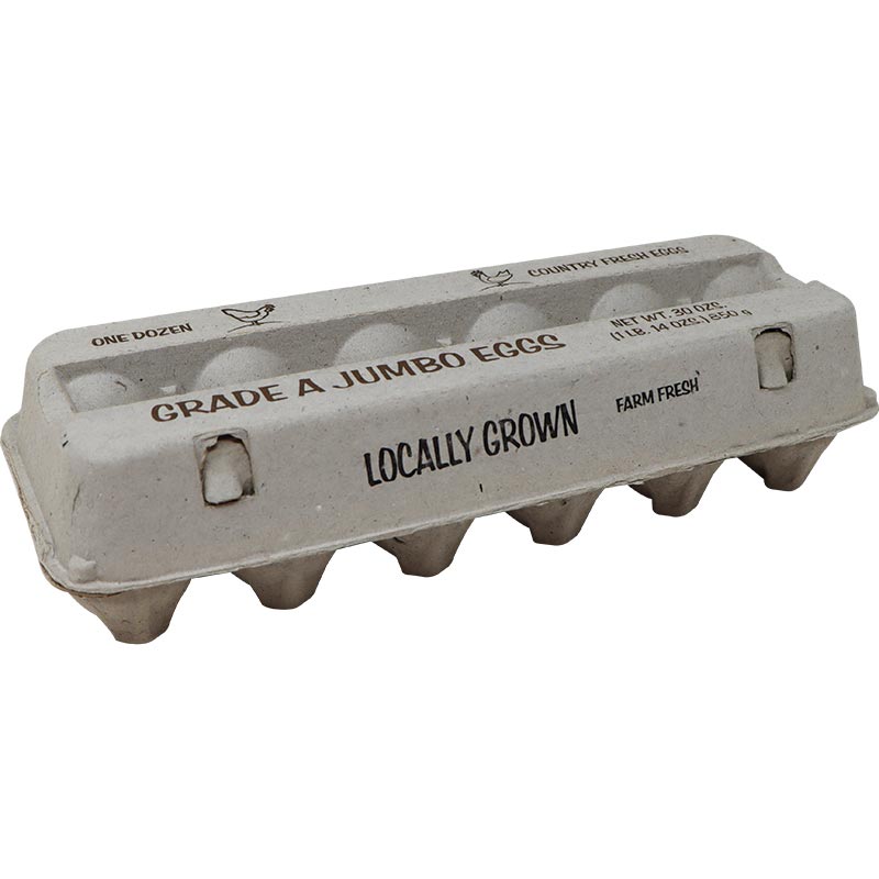 Jumbo Egg Cartons 125 Count Growers Supply