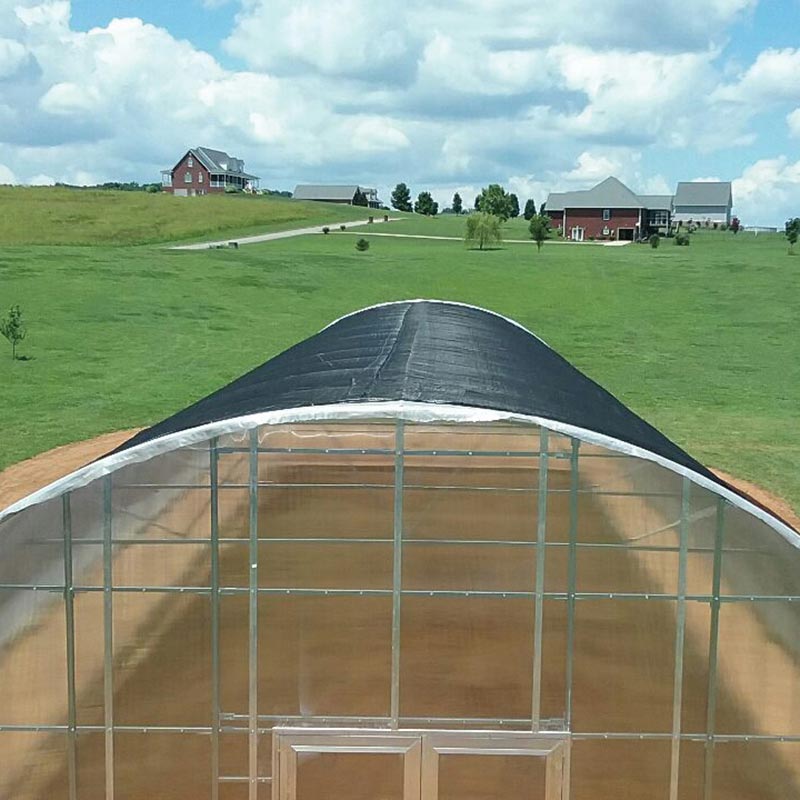 GrowSpan Series 500 Tall Greenhouse 35'W x 96'L Double Layer w/RollUp Sides Ground Posts